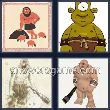 4 Bilder 1 Wort 6 Buchstaben ZYKLOP