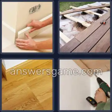 4 Bilder 1 Wort 6 Buchstaben LEISTE