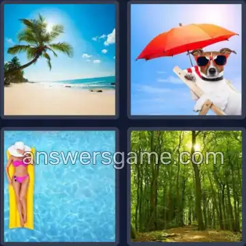 4 Bilder 1 Wort 6 Buchstaben SOMMER
