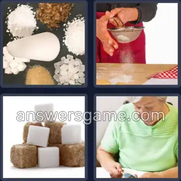 4 Bilder 1 Wort 6 Buchstaben ZUCKER