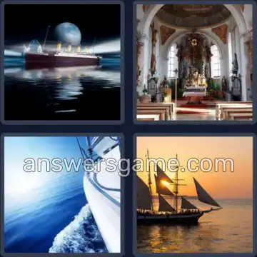 4 Bilder 1 Wort 6 Buchstaben SCHIFF