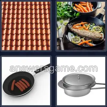 4 Bilder 1 Wort 6 Buchstaben PFANNE