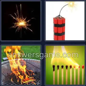 4 Bilder 1 Wort 6 Buchstaben ZÜNDEN