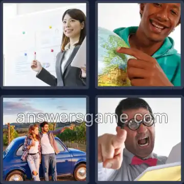 4 Bilder 1 Wort 6 Buchstaben DEUTEN