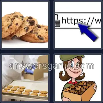 4 Bilder 1 Wort 6 Buchstaben COOKIE