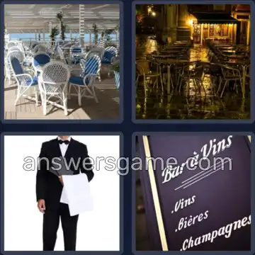 4 Bilder 1 Wort 6 Buchstaben BISTRO