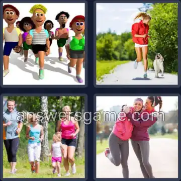 4 Bilder 1 Wort 6 Buchstaben JOGGER