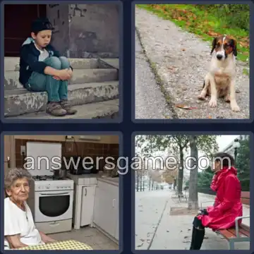 4 Bilder 1 Wort 6 Buchstaben EINSAM