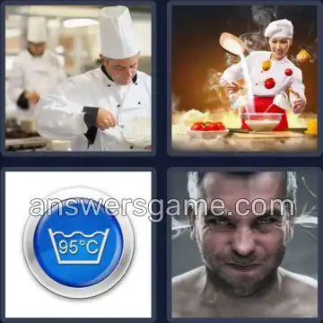 4 Bilder 1 Wort 6 Buchstaben KOCHEN