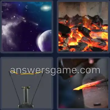 4 Bilder 1 Wort 6 Buchstaben GLÜHEN