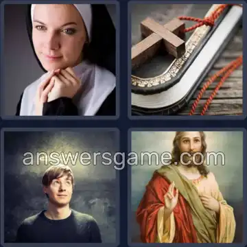 4 Bilder 1 Wort 6 Buchstaben HEILIG