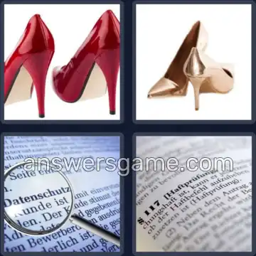 4 Bilder 1 Wort 6 Buchstaben ABSATZ