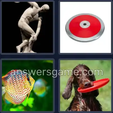 4 Bilder 1 Wort 6 Buchstaben DISKUS