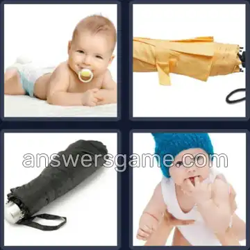 4 Bilder 1 Wort 6 Buchstaben KNIRPS