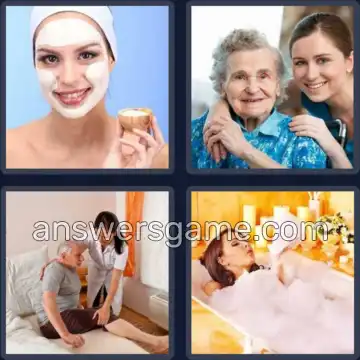 4 Bilder 1 Wort 6 Buchstaben PFLEGE