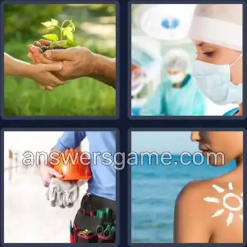 4 Bilder 1 Wort 6 Buchstaben SCHUTZ