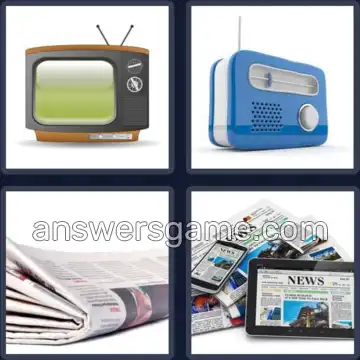 4 Bilder 1 Wort 6 Buchstaben MEDIEN