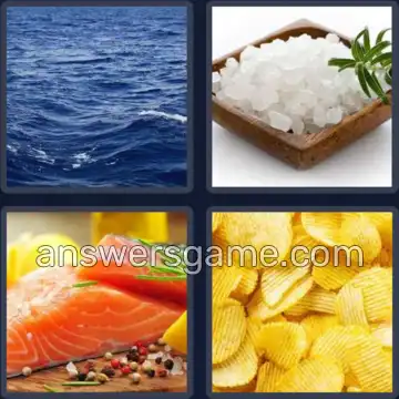 4 Bilder 1 Wort 6 Buchstaben SALZIG