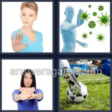 4 Bilder 1 Wort 6 Buchstaben ABWEHR