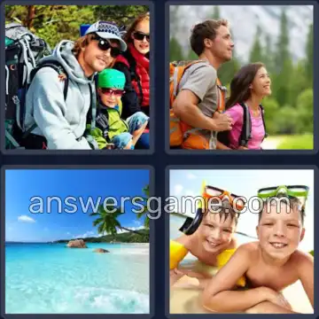 4 Bilder 1 Wort 6 Buchstaben FERIEN