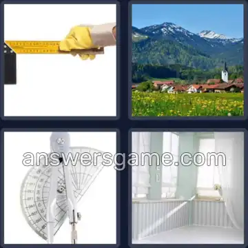 4 Bilder 1 Wort 6 Buchstaben WINKEL