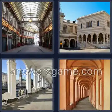 4 Bilder 1 Wort 6 Buchstaben ARKADE
