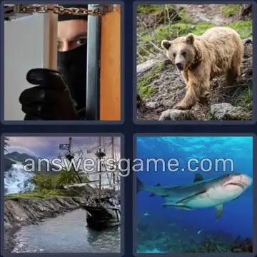 4 Bilder 1 Wort 6 Buchstaben RÄUBER