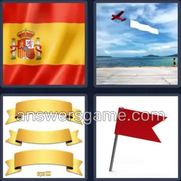 4 Bilder 1 Wort 6 Buchstaben BANNER