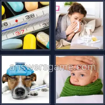 4 Bilder 1 Wort 6 Buchstaben FIEBER