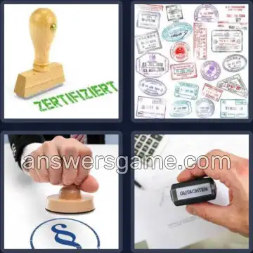 4 Bilder 1 Wort 7 Buchstaben STEMPEL