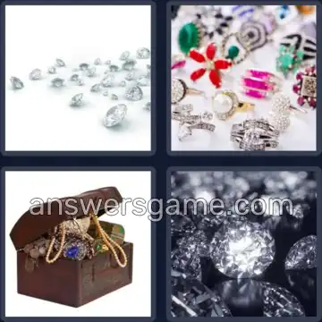 4 Bilder 1 Wort 7 Buchstaben JUWELEN