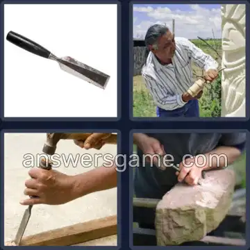 4 Bilder 1 Wort 7 Buchstaben MEISSEL