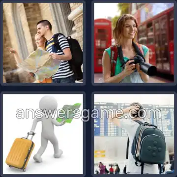 4 Bilder 1 Wort 7 Buchstaben TOURIST
