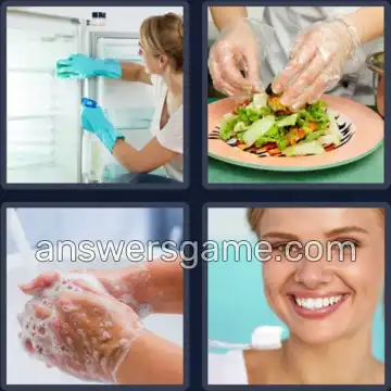 4 Bilder 1 Wort 7 Buchstaben HYGIENE