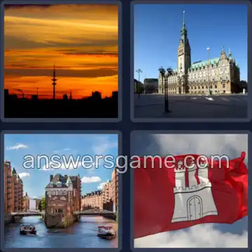 4 Bilder 1 Wort 7 Buchstaben HAMBURG