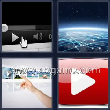 4 Bilder 1 Wort 7 Buchstaben YOUTUBE