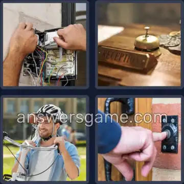 4 Bilder 1 Wort 7 Buchstaben KLINGEL