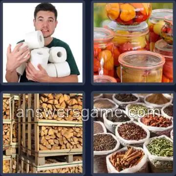 4 Bilder 1 Wort 7 Buchstaben VORRÄTE