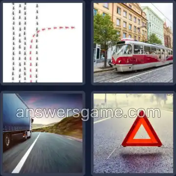 4 Bilder 1 Wort 7 Buchstaben STRASSE