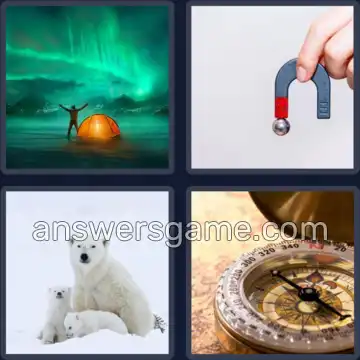 4 Bilder 1 Wort 7 Buchstaben NORDPOL