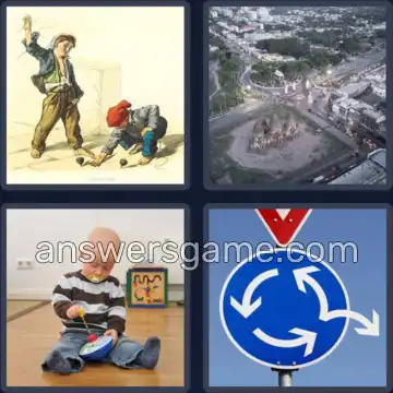 4 Bilder 1 Wort 7 Buchstaben KREISEL