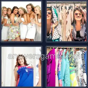 4 Bilder 1 Wort 7 Buchstaben KLEIDER