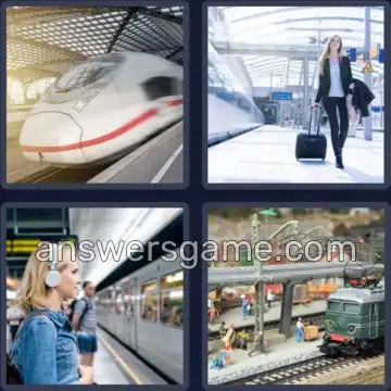 4 Bilder 1 Wort 7 Buchstaben BAHNHOF