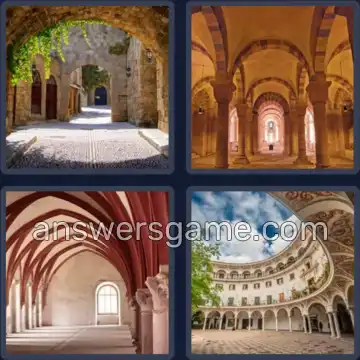 4 Bilder 1 Wort 7 Buchstaben GEWÖLBE