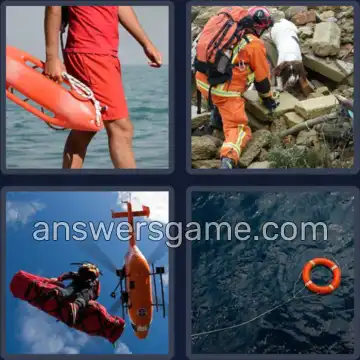 4 Bilder 1 Wort 7 Buchstaben RETTUNG