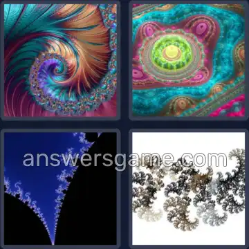 4 Bilder 1 Wort 7 Buchstaben FRAKTAL