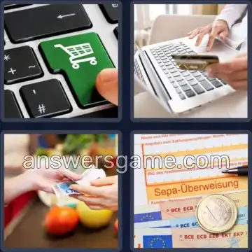 4 Bilder 1 Wort 7 Buchstaben ZAHLUNG
