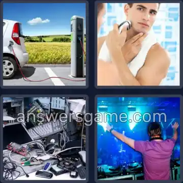 4 Bilder 1 Wort 7 Buchstaben ELEKTRO