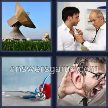 4 Bilder 1 Wort 7 Buchstaben ABHÖREN