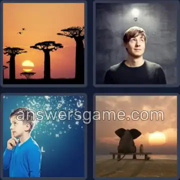 4 Bilder 1 Wort 7 Buchstaben DÄMMERN